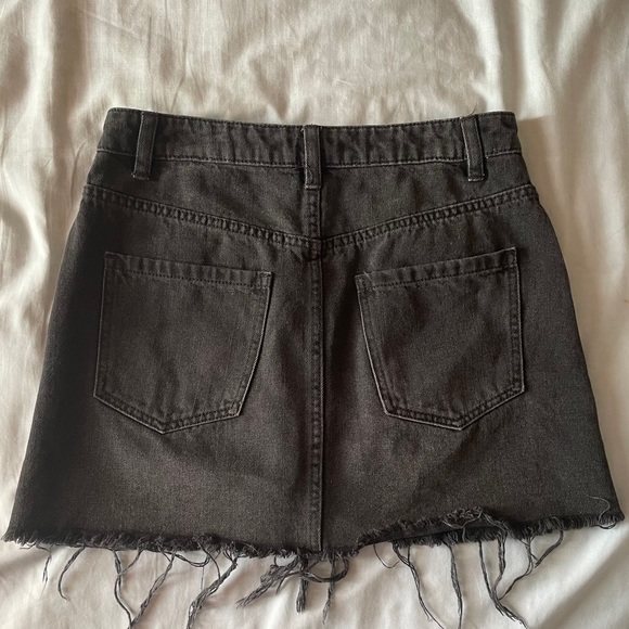 FP black denim skirt - Picture 3 of 4